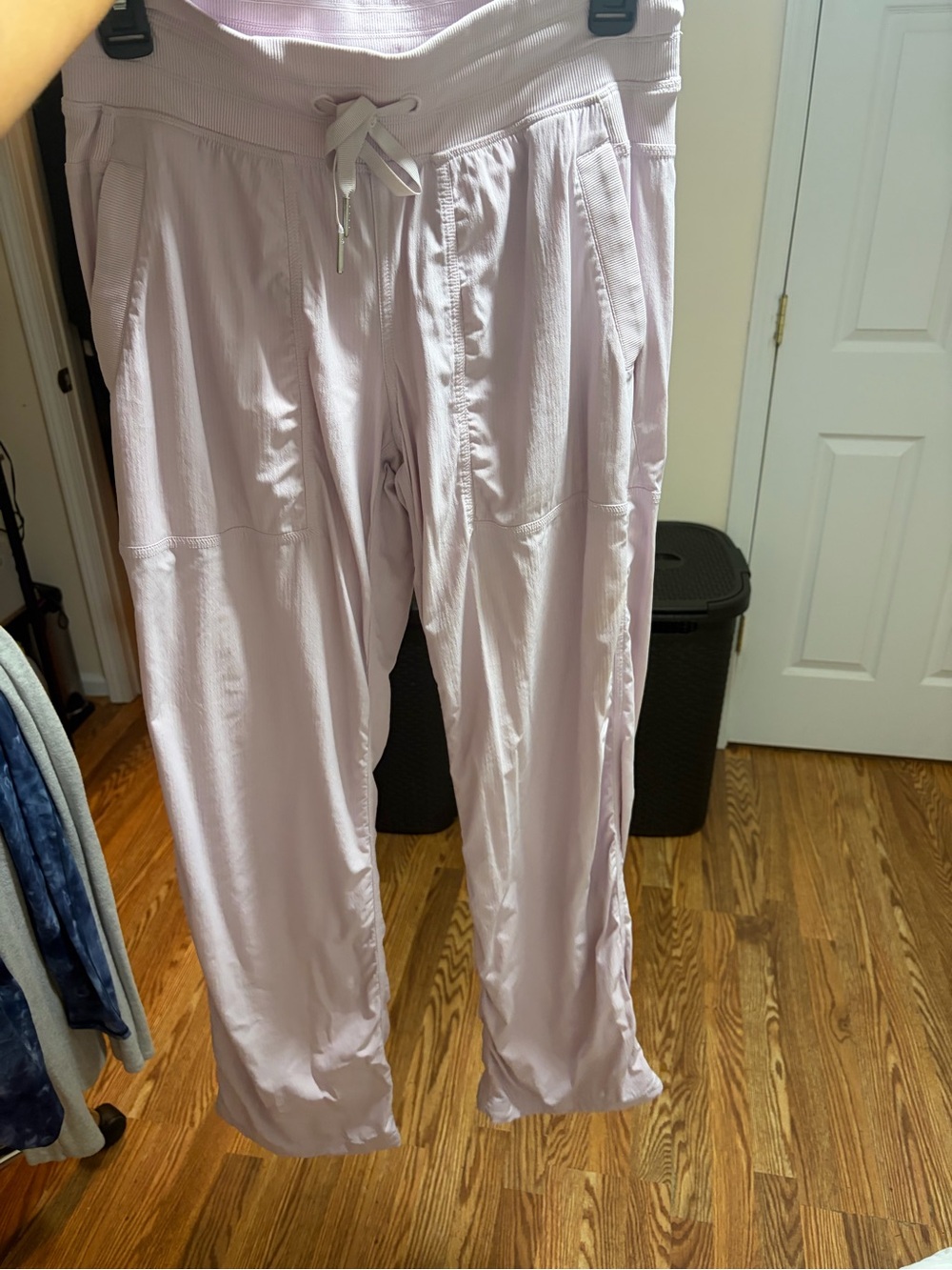 Lululemon Women’s Light Pink Lounge Pants - Casual Drawstring Joggers